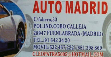 Taller Auto Madrid Mecánica En General